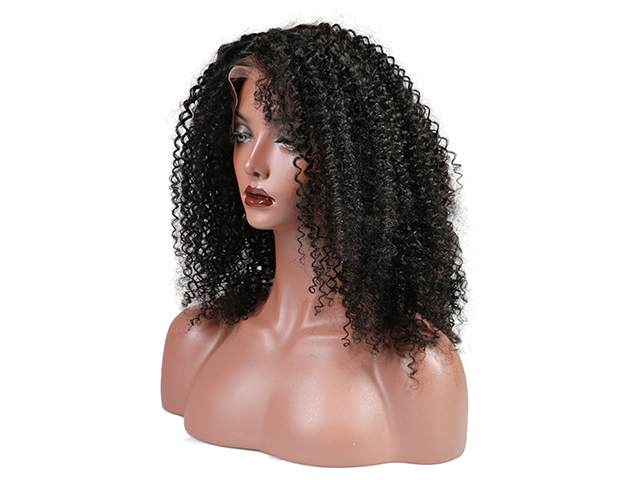 Lace Front Human Hair Wig Afro Kinky Curly